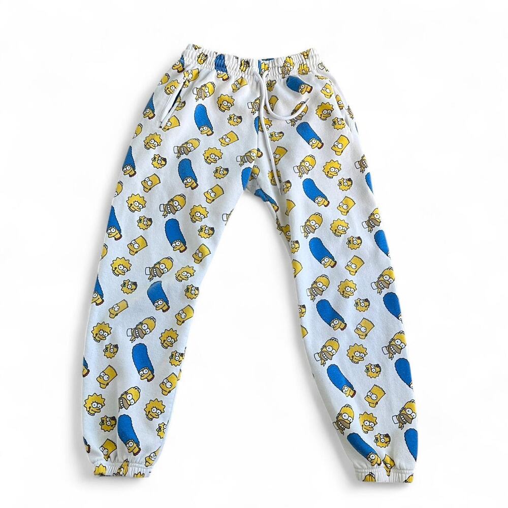 The Simpsons All Over Print Sweatpants, Small